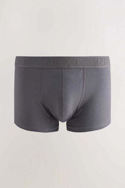 NEXT gray boxer shorts with branded elastic waistband
