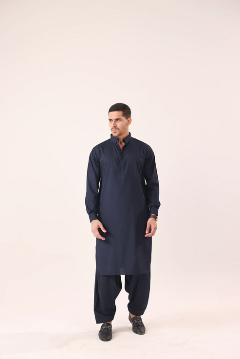 best men's shalwar kameez in blue colors