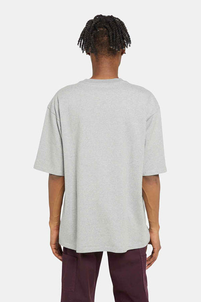 Levi's grey short-sleeve T-shirt, back view