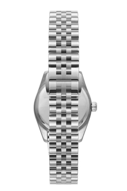 BHPC silver stainless watch case and bracelet, side profile