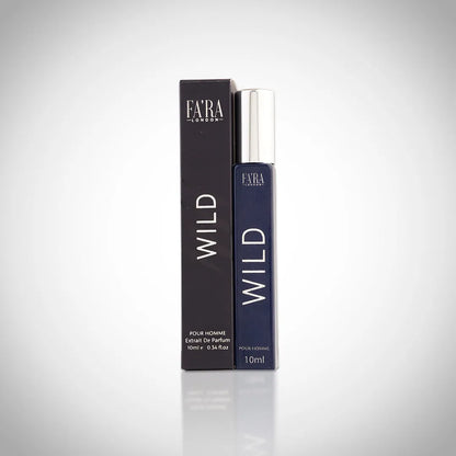 Men's Wild extrait de parfum spray with box, Fara London, 10 ml