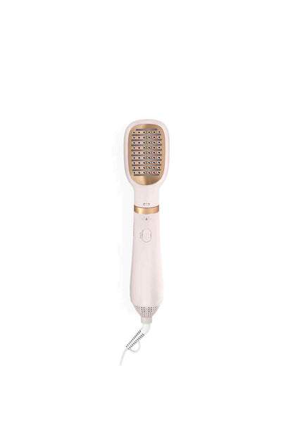 Philips light pink hair styler brush with corded handle and vented head
