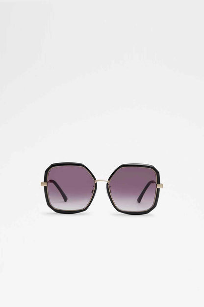 ALDO black and gold-tone square sunglasses with dark lenses