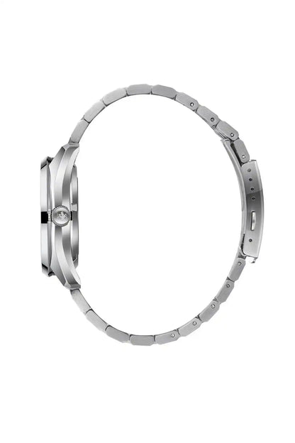 BHPC stainless steel watch case profile with knurled bezel links