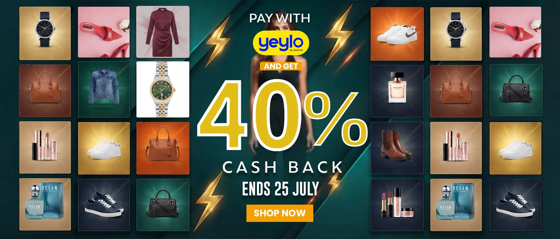 Pay with 40% Cashback