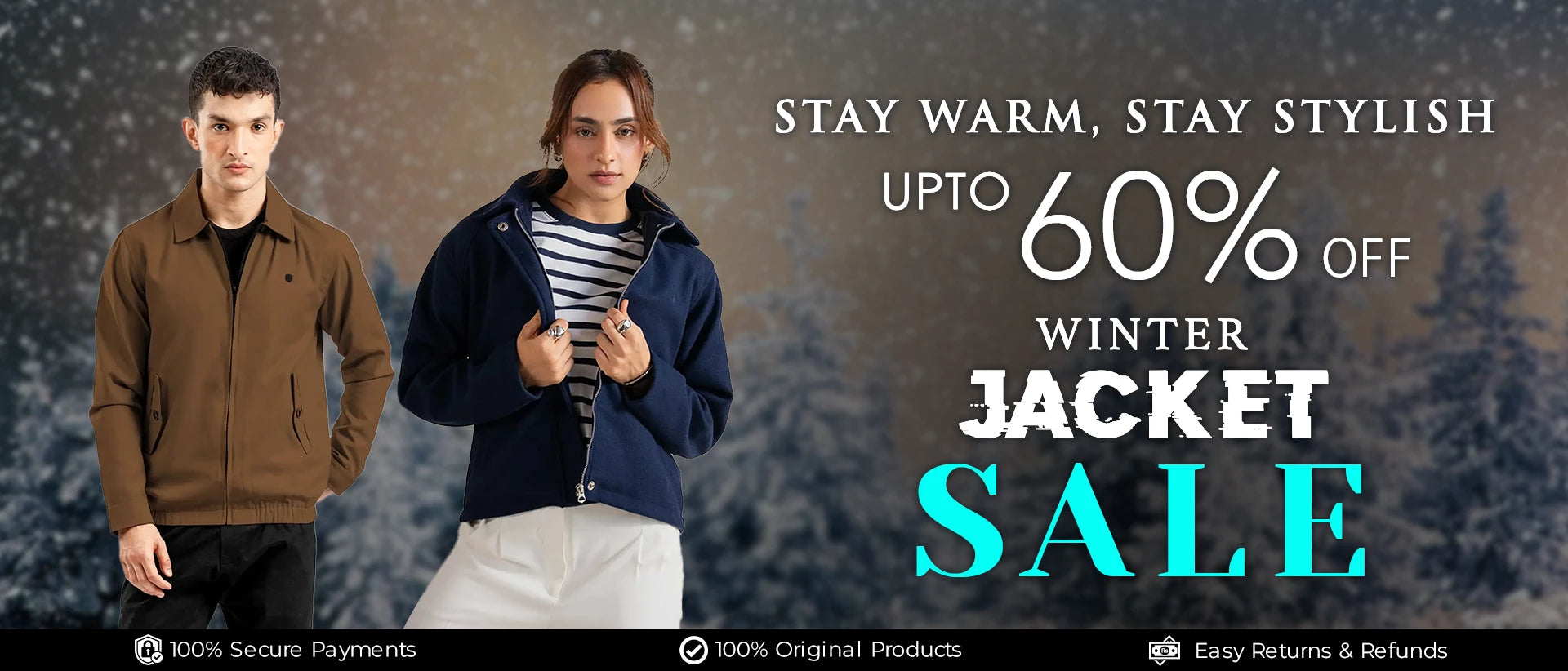 winter jacket sale at Ak galleria on new year