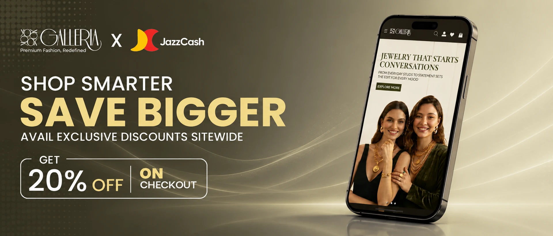 Jazzcash 20% Main
