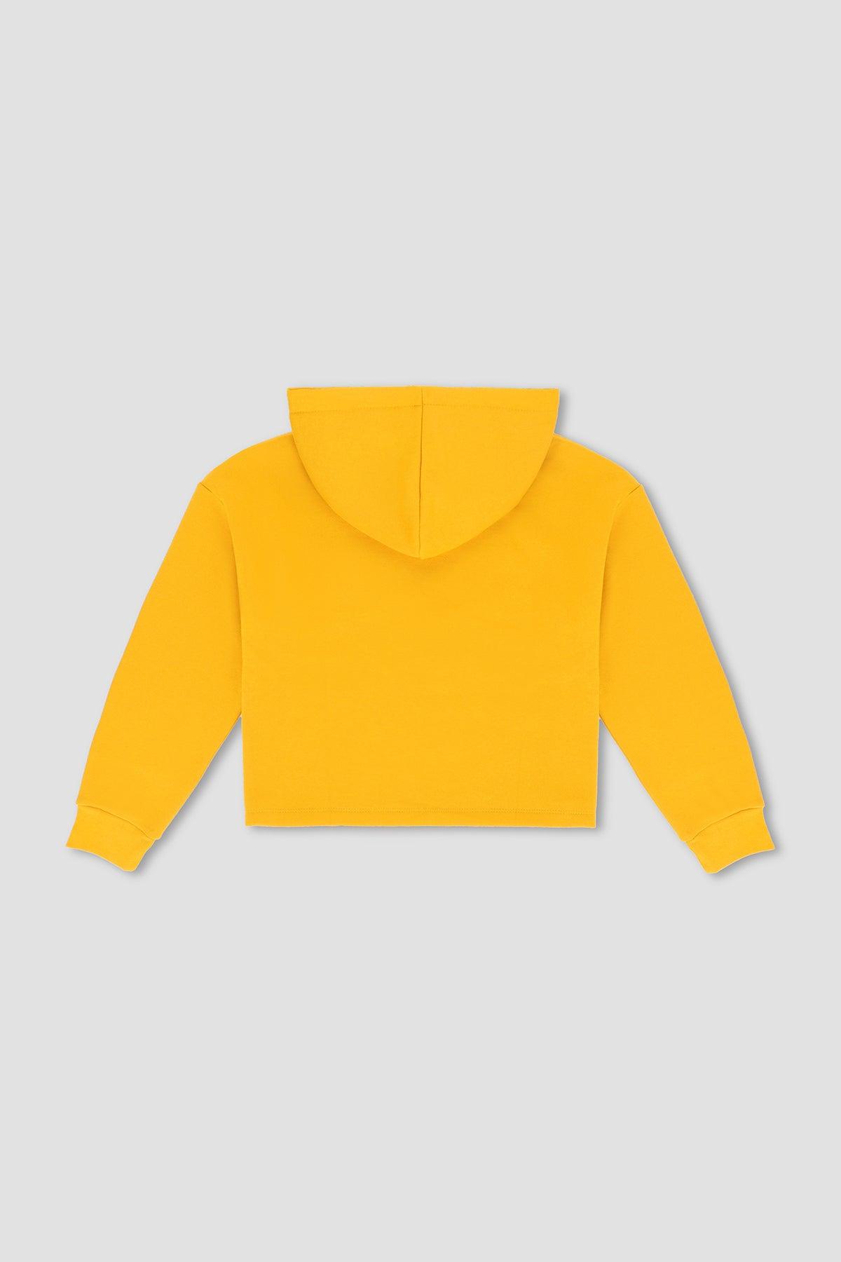 MEME Women Typography Hoodie Gold Yellow Women Hoodies AK Galleria PK