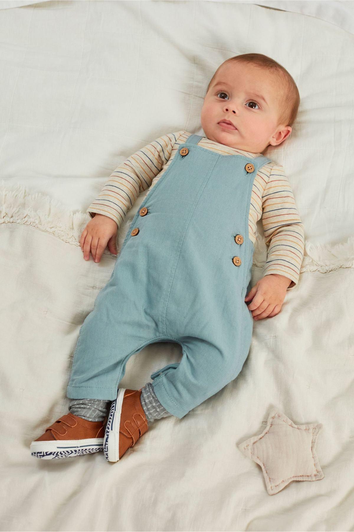 Next baby dungarees hotsell
