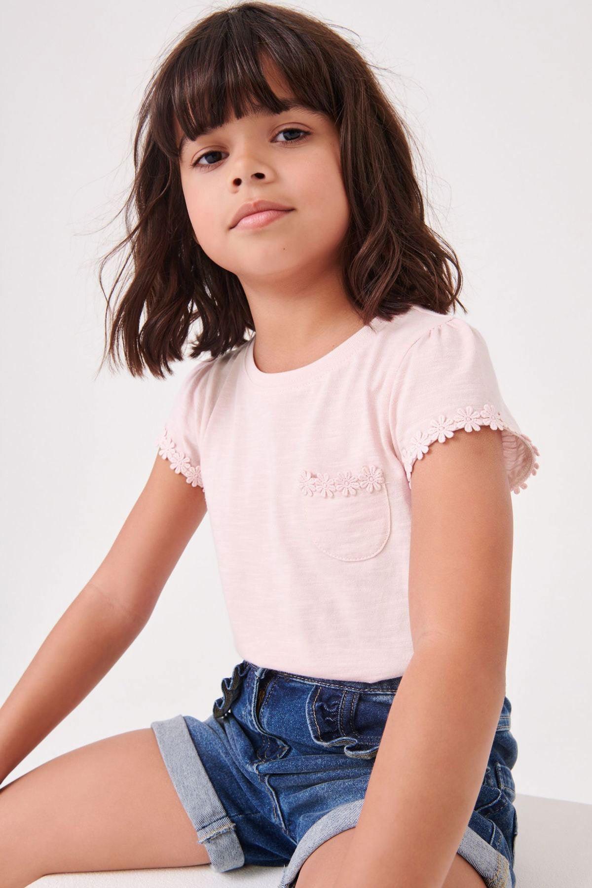 buy online daisy pocket t-shirt for kids in Pakistan