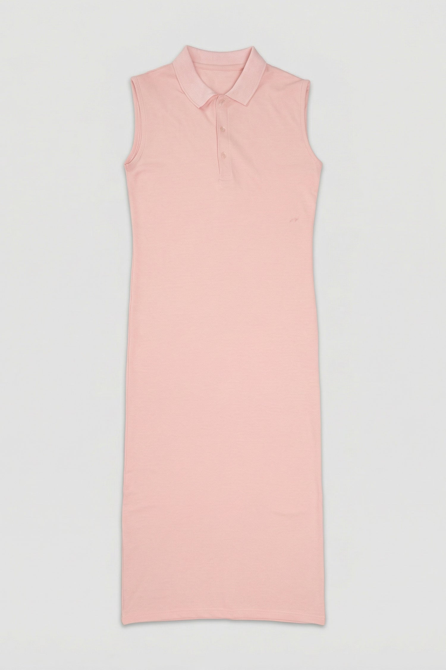 Pink Slim Fit Polo Dress - Hustle N Holla