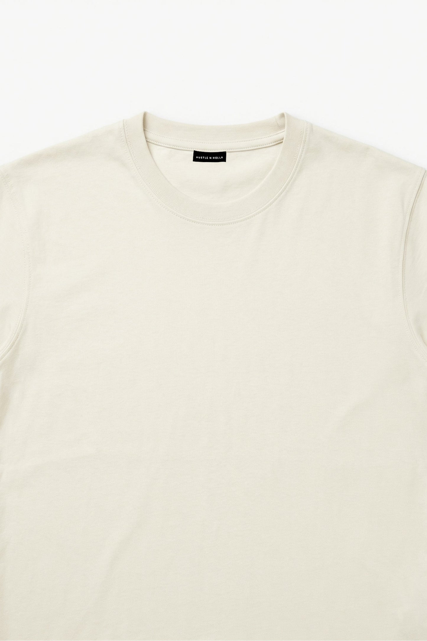 Beige Boxy Fit T-Shirt - Hustle N Holla