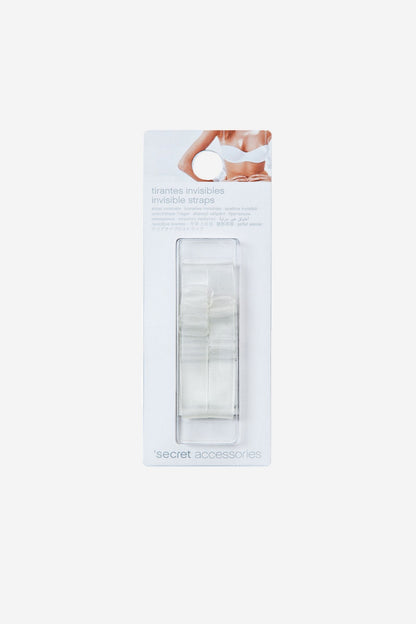 Transparent invisible bra straps, adjustable elastic, Women’secret accessories
