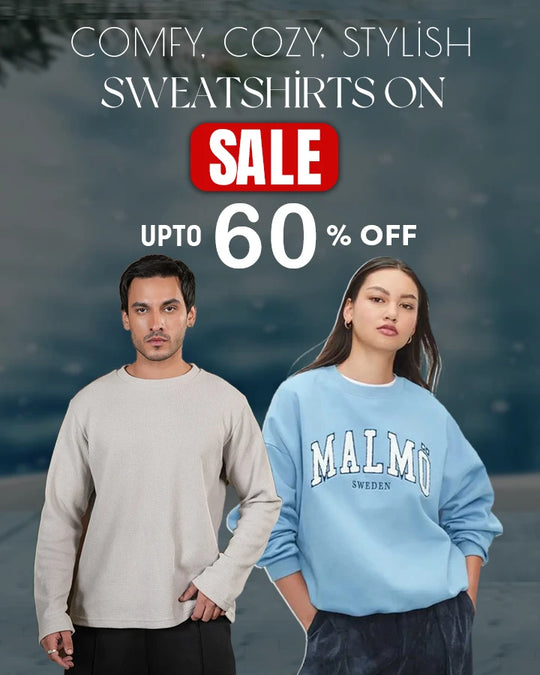 new year sale online sweatshirts upto 60% off
