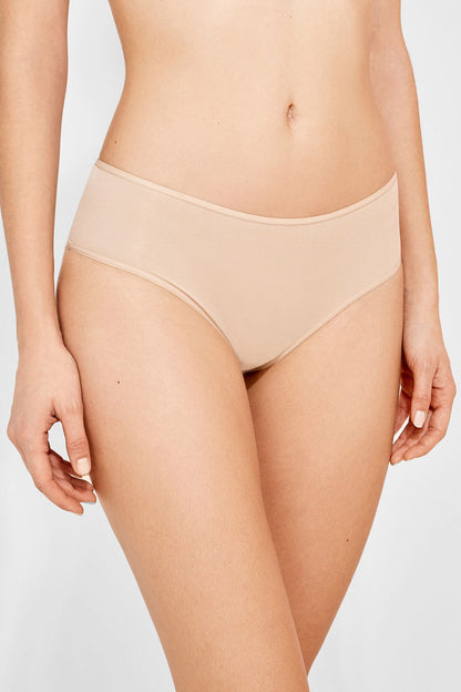 Women'secret seamless low-rise briefs, skin-tone beige